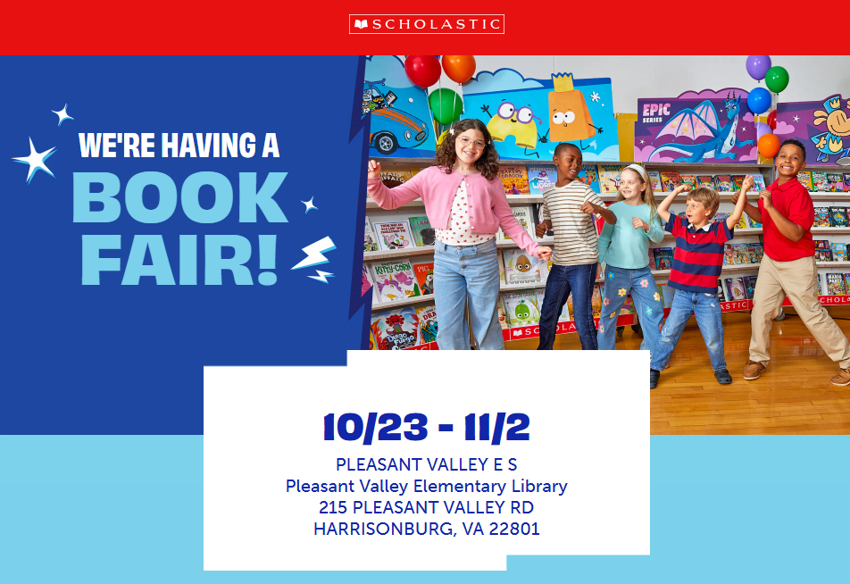 Scholastic Book Fair flyer