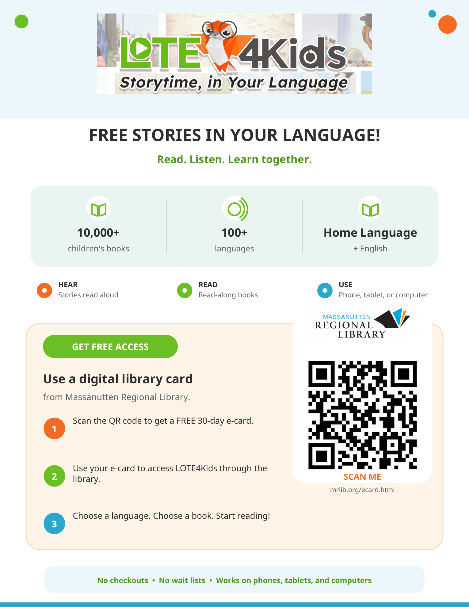 Free stories in your language
