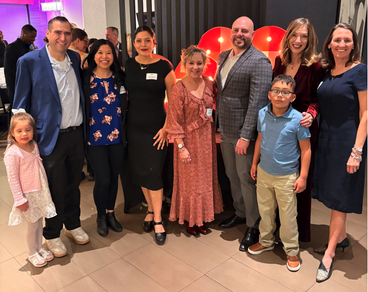 Two students practice yoga at Ellis Adventure day.