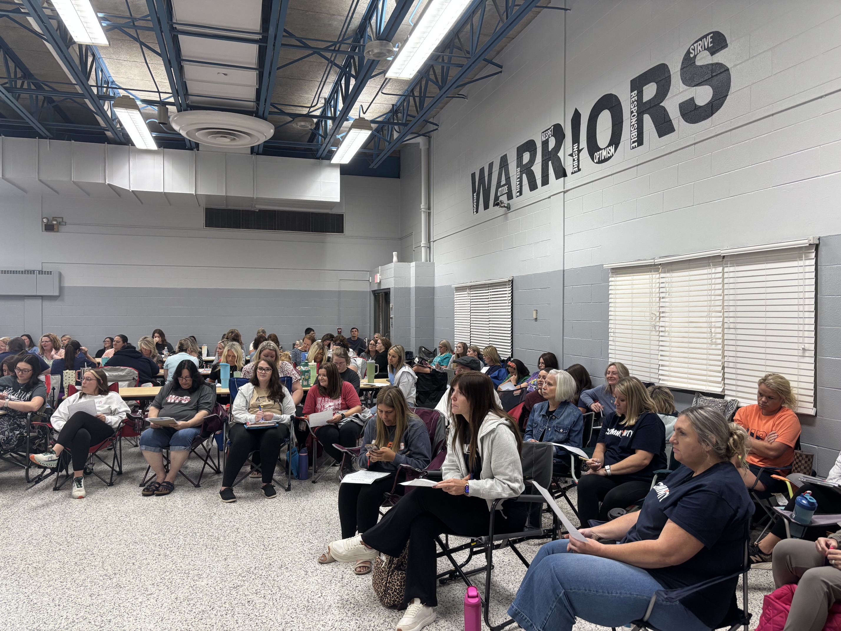 On Monday, August 3, 2026, at Wise Primary School, K-4 teachers, alongside special education teachers and paraprofessionals, participated in a professional learning session led by Amie Burkholder, focused on effective reading strategies for small-group instruction. Educators explored research-based practices, shared ideas, and strengthened their instructional toolkit to better support every reader.  We are excited to begin the school year with continued learning and collaboration as we work together to provide high-quality literacy instruction for all students. Here's to a great year of learning and growing—both for our students and our staff! 