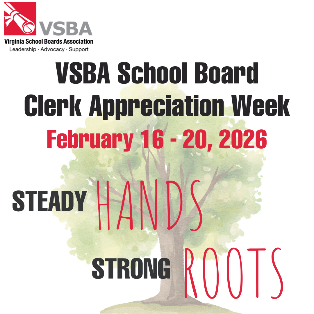 VSBA School Board Clerk Appreciation Week logo