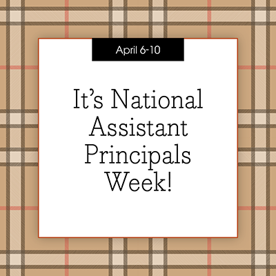 🍎✨ April 6–10 is National Assistant Principals Week! ✨🍎  This week, we recognize and celebrate our amazing assistant principals for their leadership, dedication, and commitment to student success. From supporting teachers to guiding students, your impact is felt throughout our entire school community.  Thank you for all that you do—you help make our schools stronger every day!