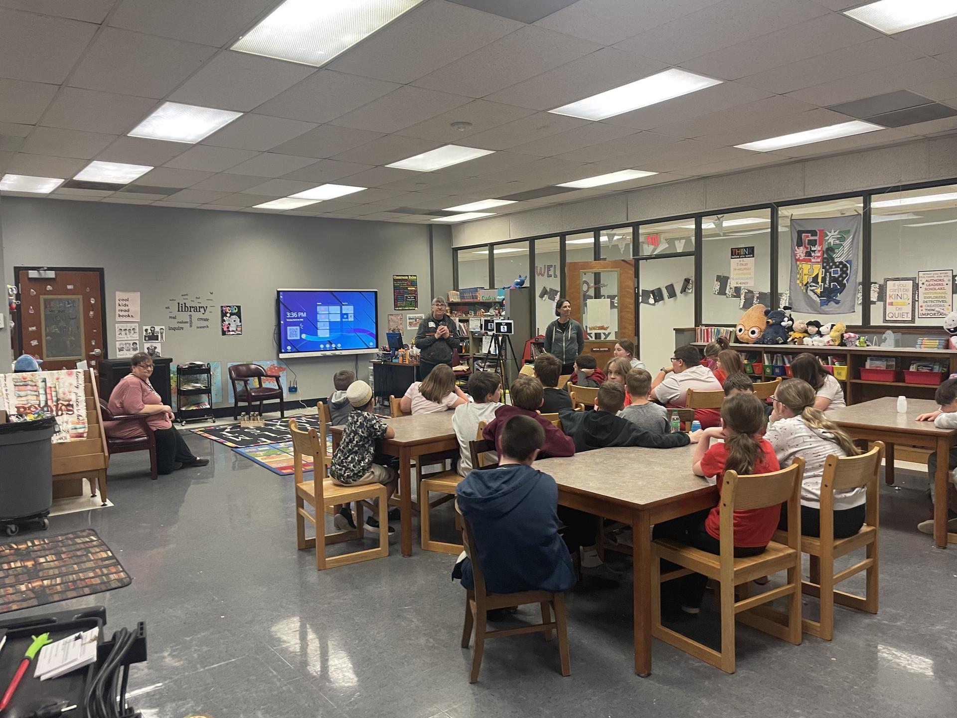 On Monday, March 23, 2026, JW Adams Robotics had the opportunity to meet Kim Wilkens, one of the founders of the Roversa program, and her assistant, Karin Little. The Roversas are new technology that are designed so that students all over the world can have access to robotics and coding. The robots can be used with or without the internet. JW Adams received their Roversas through a unique opportunity sponsored by UVA Wise last summer. Club sponsors, Marissa Bolling and Karen Mullins, attended a two-day workshop to learn about the Roversa program. Additional club sponsors are Shannah Miller and Ruth Williams. Students have had the opportunity to use the robots to write stories, have a parade, and even solve math problems. This is the first year for the club, which started after several students competed in the Junior Robotics competition last year. JW Robotics is open to students in 3rd-5th grade students!