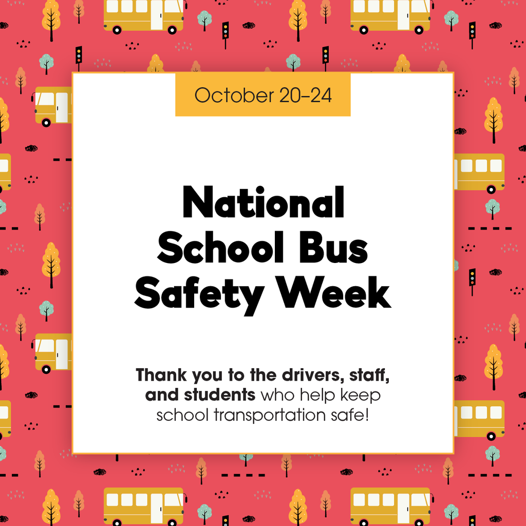 National School Bus Safety Week logo