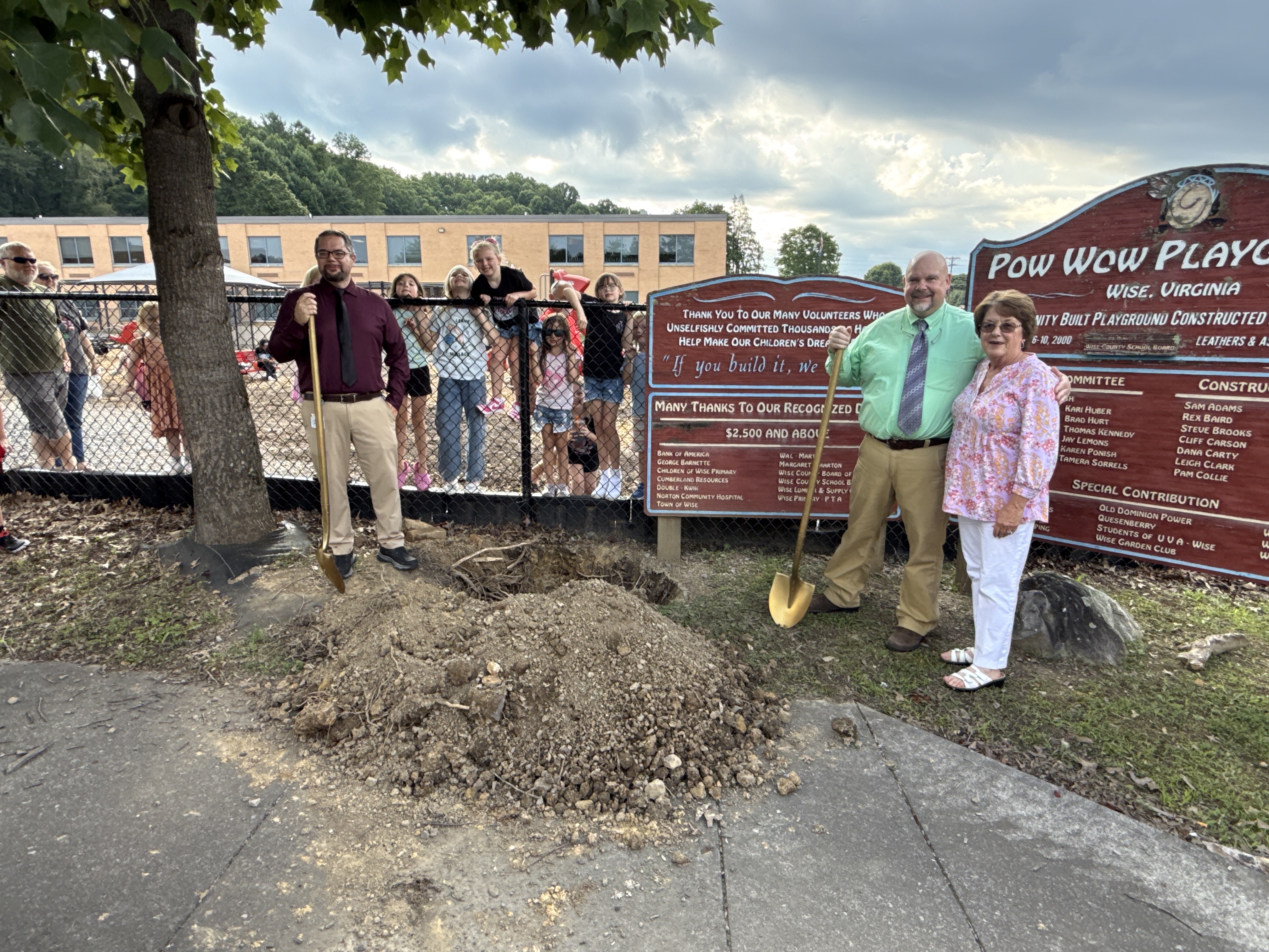 Wise Primary School celebrated a special moment by burying a 2026 time capsule at their Back-to-School Bash on Tuesday, August 4th! 🎉📚⏳  This time capsule captures a snapshot of life at Wise Primary School in 2026 and will remain sealed until 2051. Inside are photos, favorite books, songs, school memories, and a glimpse of today's world—including a commemorative flag honoring America's 250th Birthday..  When it's opened 25 years from now, the hope is that it will bring smiles, spark cherished memories, and reflect the joy, pride, and spirit of our students, staff, and community.  A heartfelt thank you to Food City for their generous sponsorship of this special project. Your support has helped us preserve a piece of Wise Primary School history for future generations!