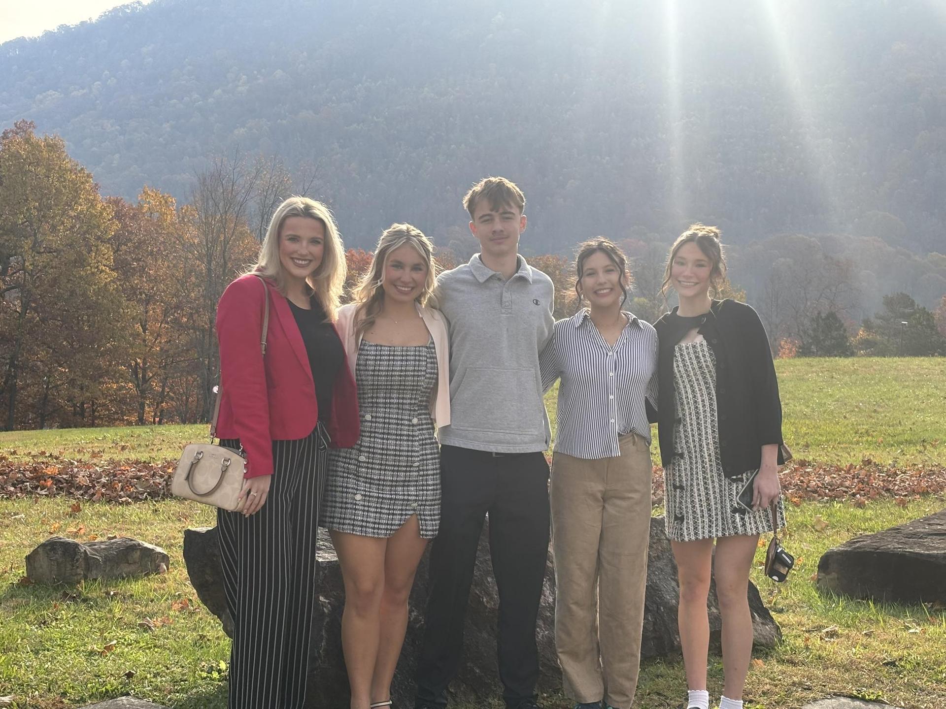 Union High School DECA student group photo