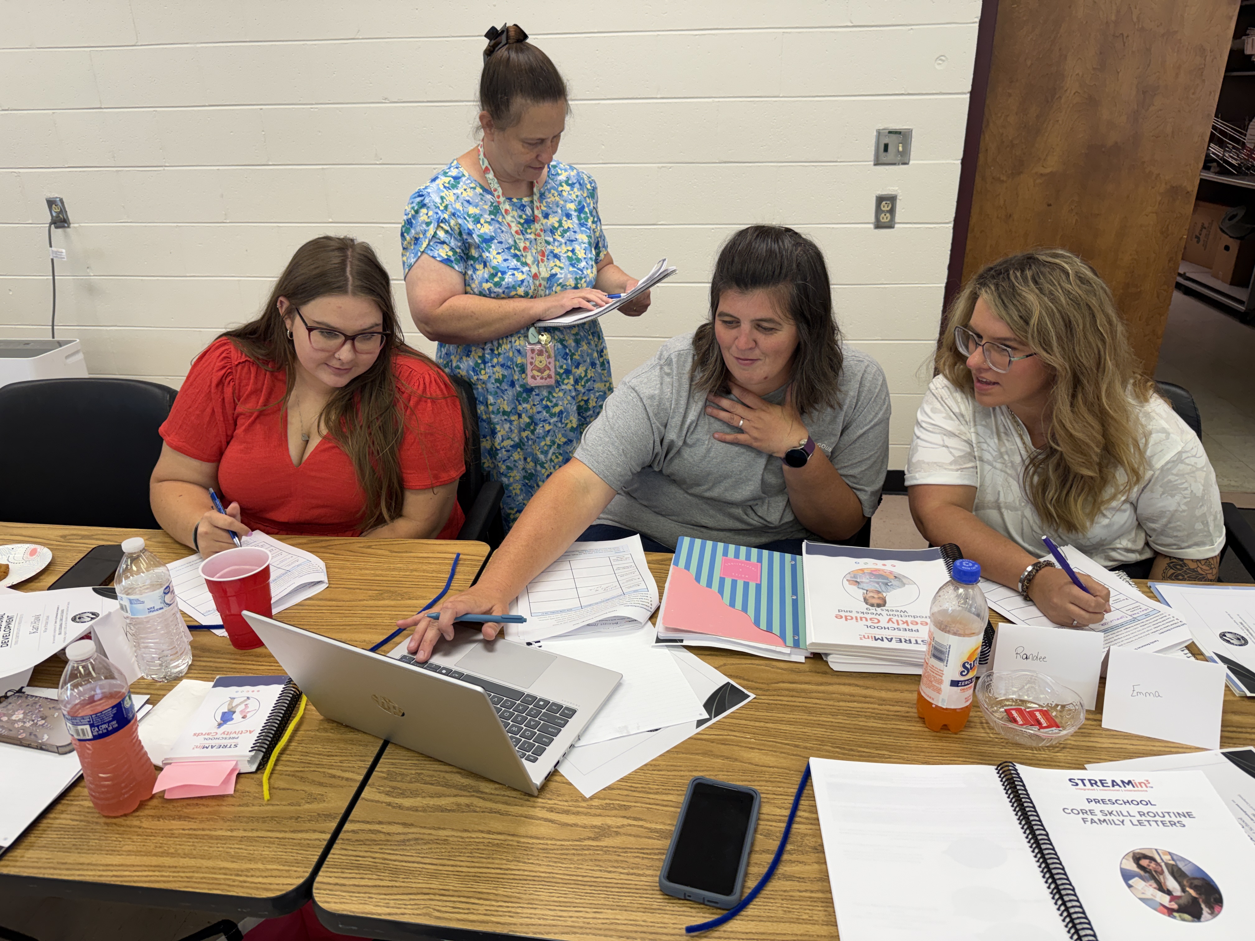 Our teachers kicked off the new school year by participating in Pre-K STREAMin³ Curriculum Training, investing in professional development that strengthens teaching practices and supports high-quality early learning.  Through this training, our educators explored engaging, research-based strategies that foster children's growth across science, technology, reading, engineering, the arts, mathematics, and social-emotional development.  We are proud of our dedicated teachers for their commitment to continuous learning and excellence in early childhood education. Their passion for growing professionally helps create meaningful, engaging experiences that prepare every child for success.  Here's to a year filled with curiosity, creativity, collaboration, and learning! 🍎