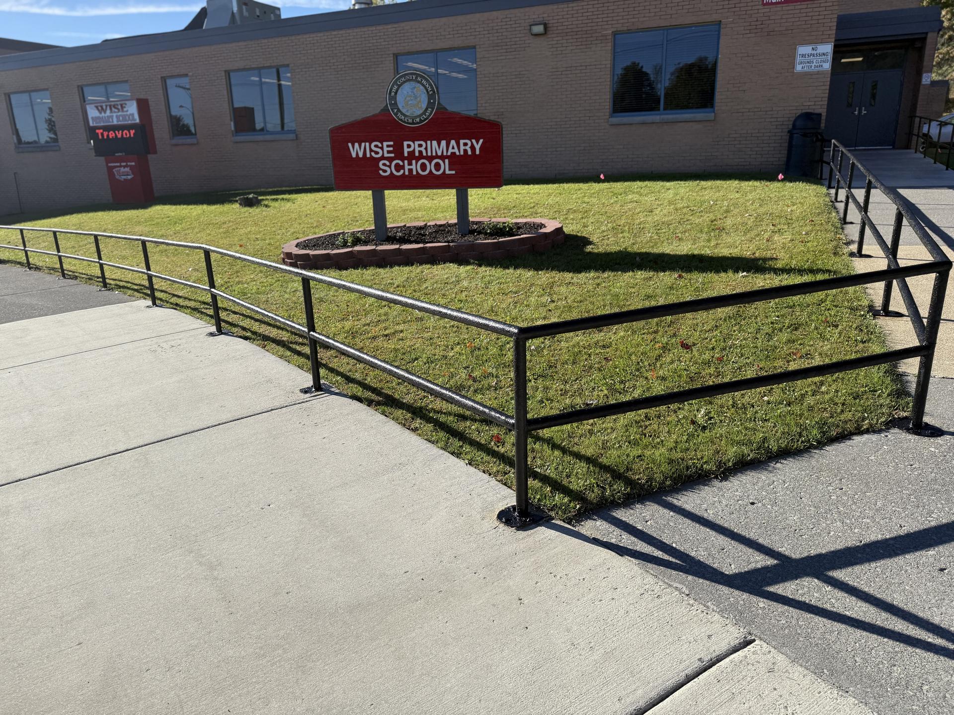 Lowe's painted handrails