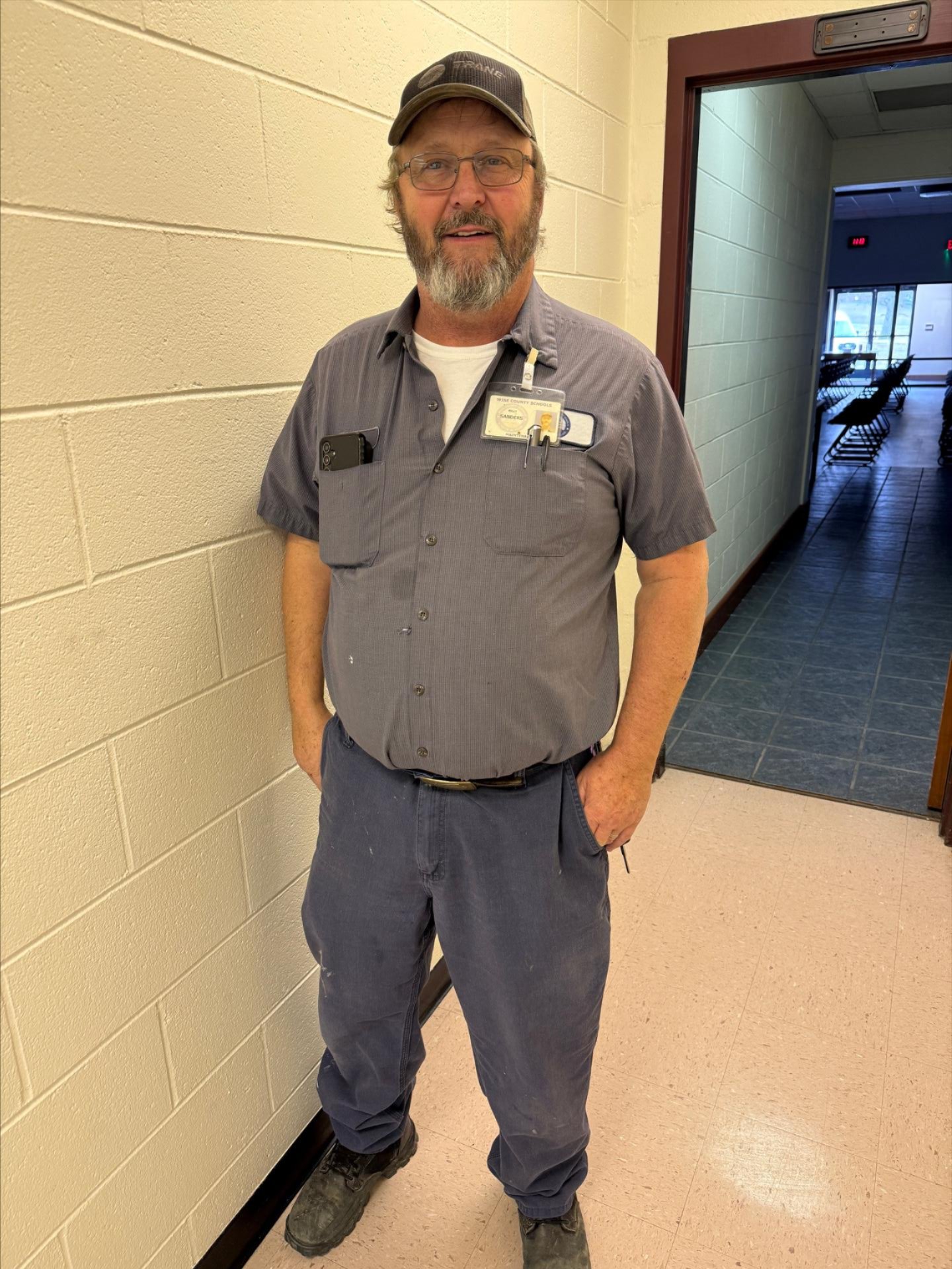 Mr. William Sanders, Maintenance, has been with WCPS for 44 years