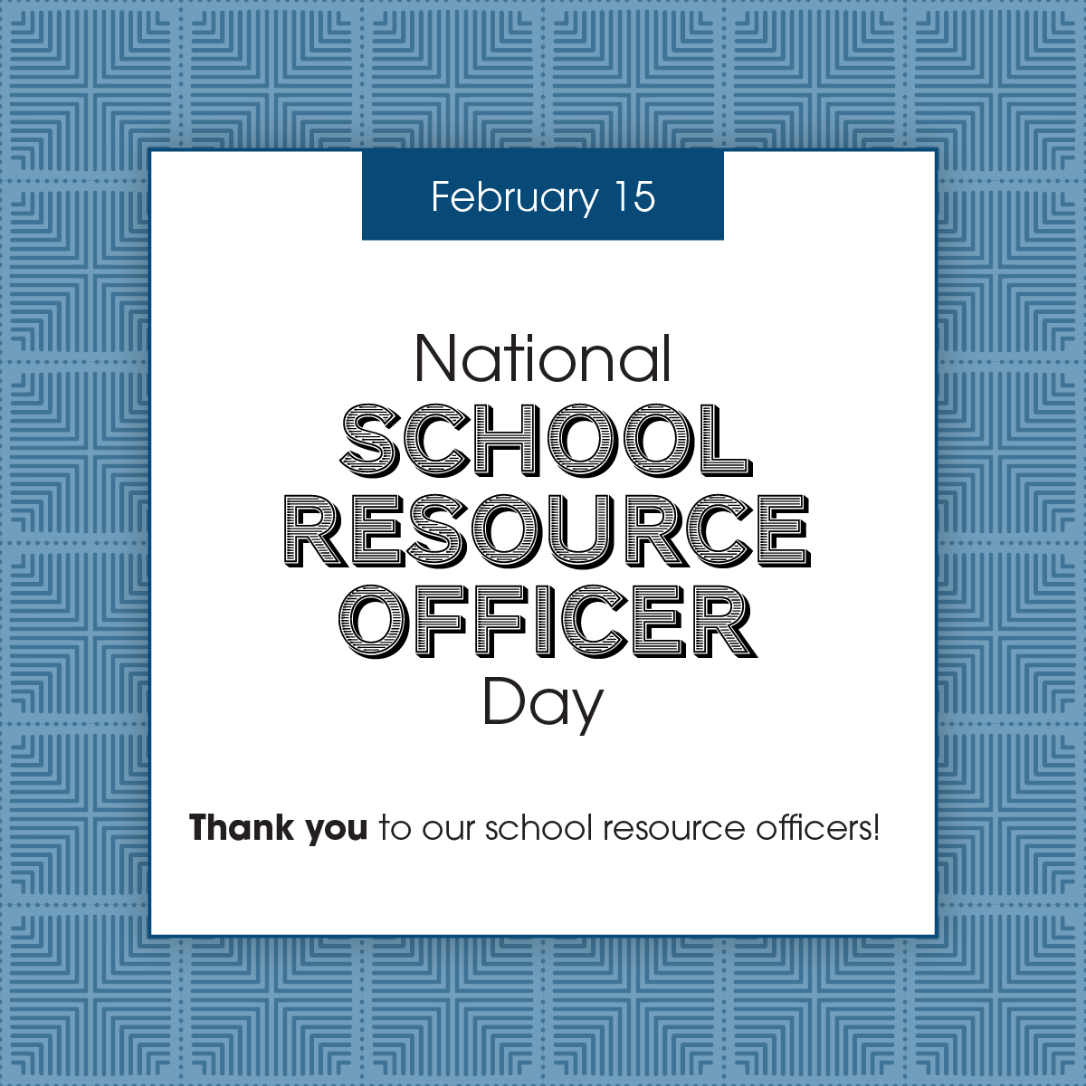 National SRO Day logo