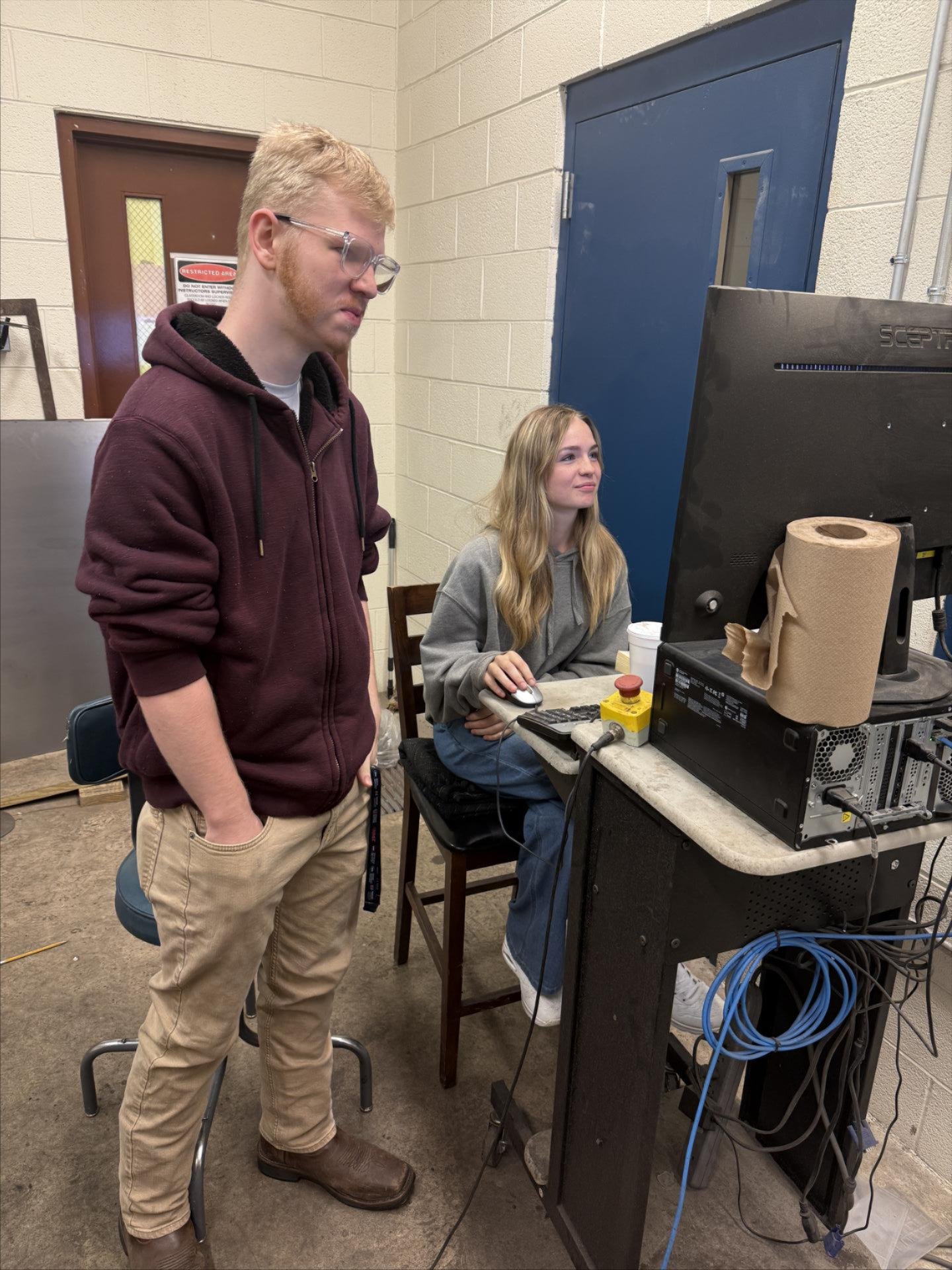 Students design in Inkspace