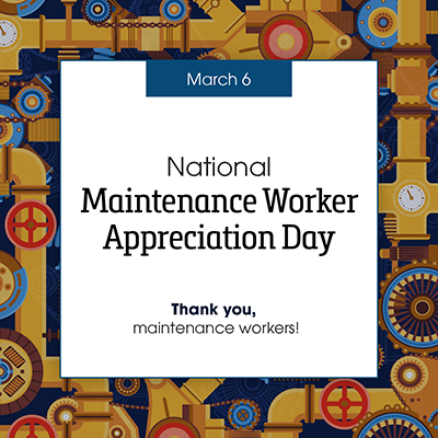 National Maintenance Worker Appreciation Day logo