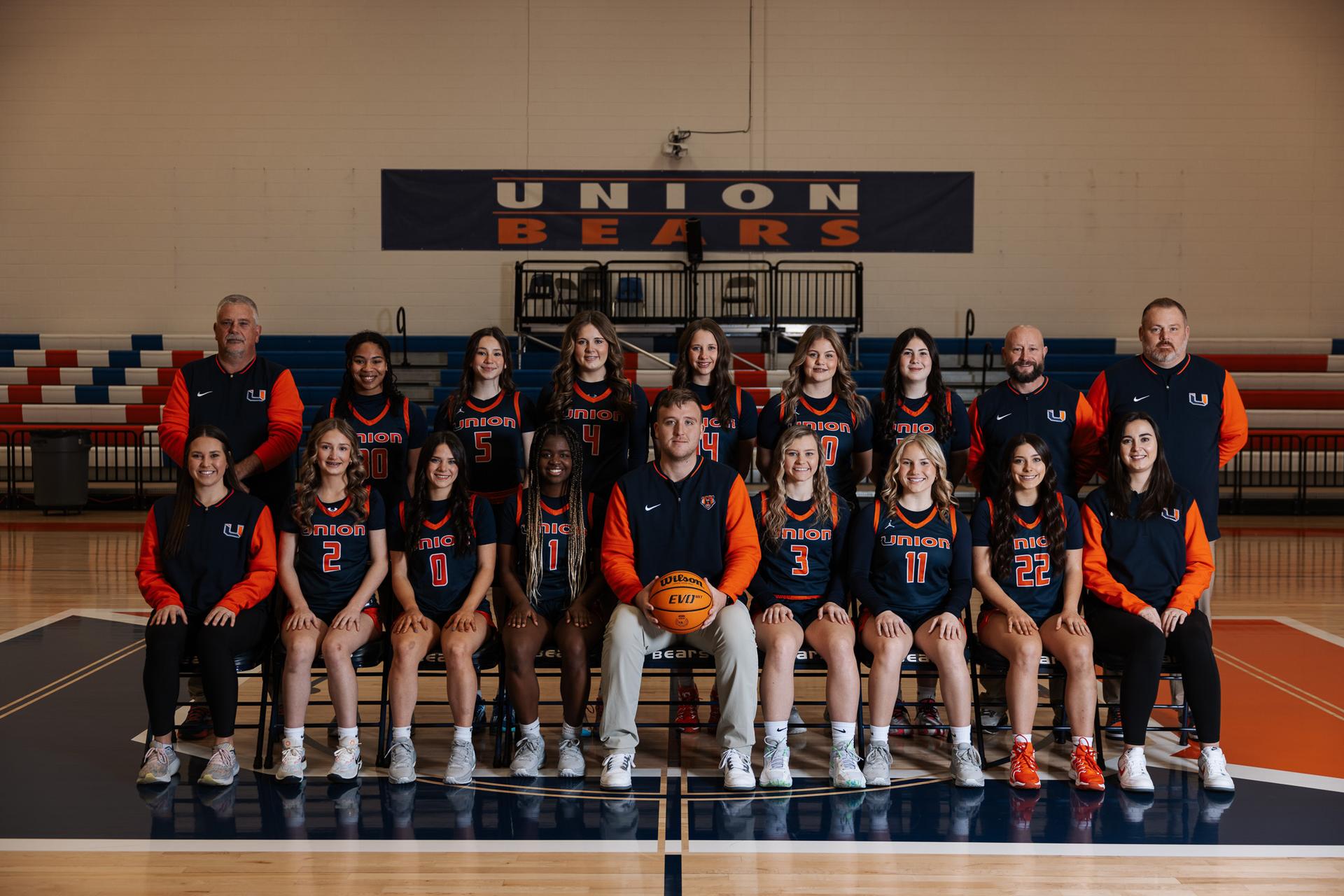 24-25 Union High School Girls Varsity Basketball team picture