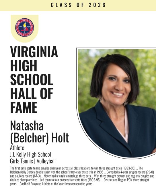 Natasha Belcher Holt - VHSL HOF Class of 2026