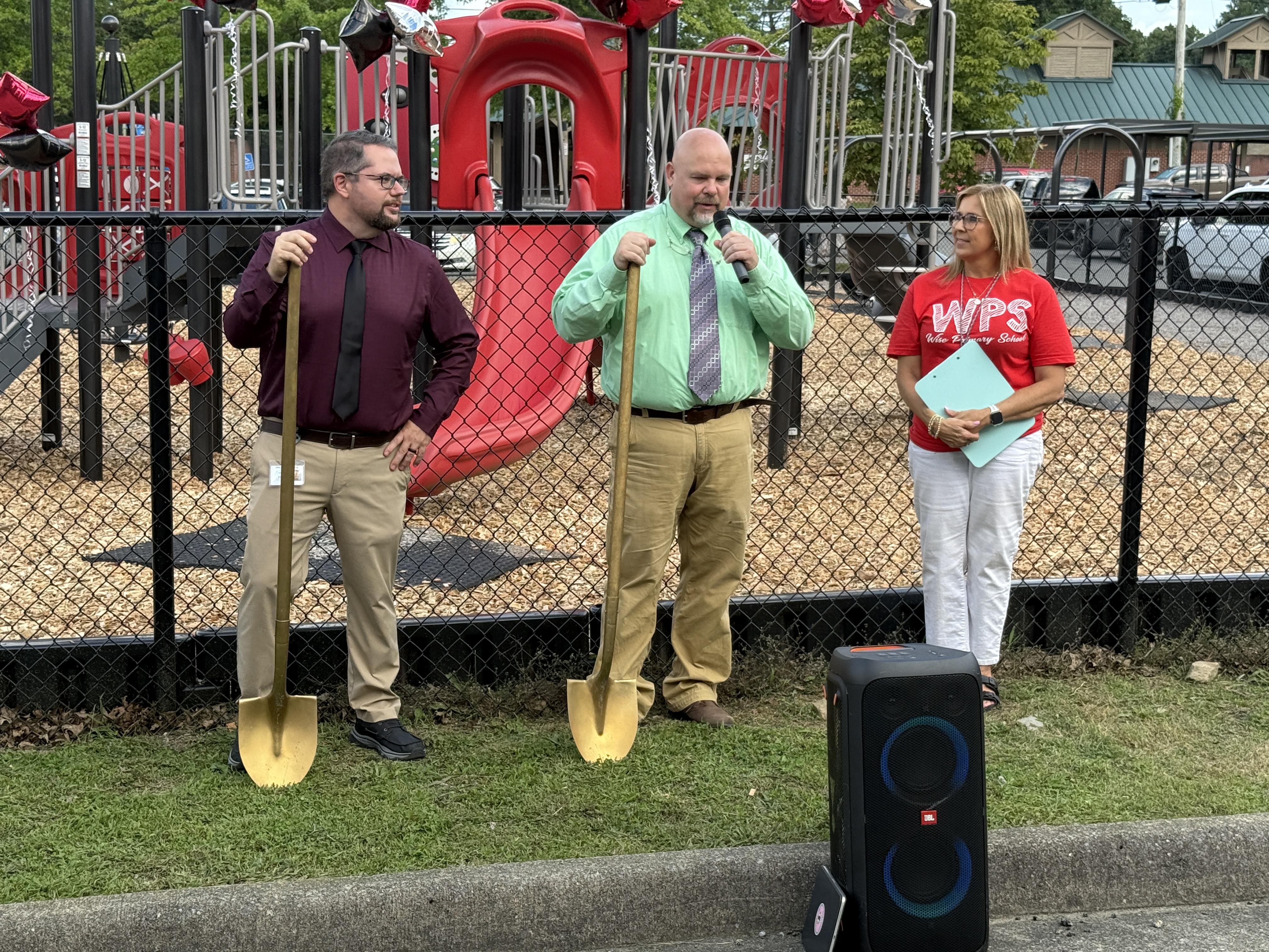 Wise Primary School celebrated a special moment by burying a 2026 time capsule at their Back-to-School Bash on Tuesday, August 4th! 🎉📚⏳  This time capsule captures a snapshot of life at Wise Primary School in 2026 and will remain sealed until 2051. Inside are photos, favorite books, songs, school memories, and a glimpse of today's world—including a commemorative flag honoring America's 250th Birthday..  When it's opened 25 years from now, the hope is that it will bring smiles, spark cherished memories, and reflect the joy, pride, and spirit of our students, staff, and community.  A heartfelt thank you to Food City for their generous sponsorship of this special project. Your support has helped us preserve a piece of Wise Primary School history for future generations!