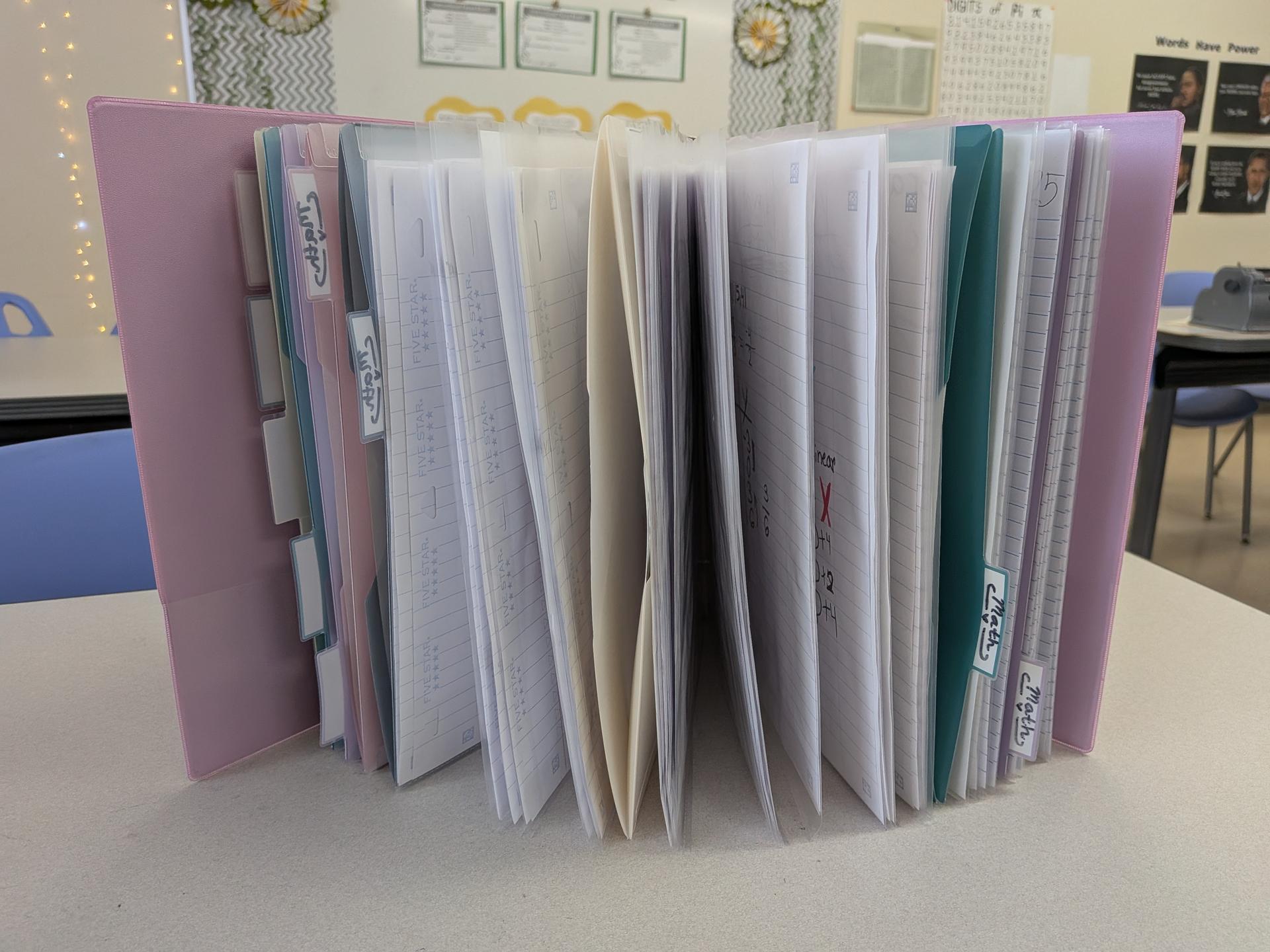 many organized pages