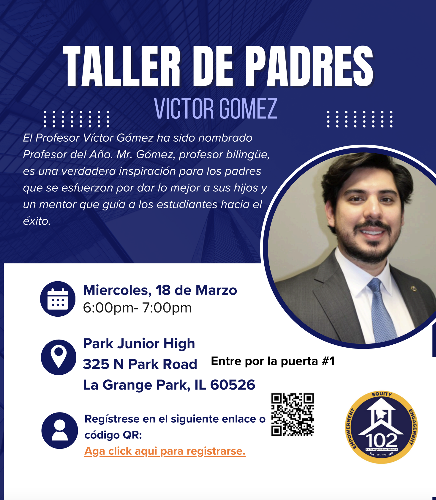 Guest Speaker - Victor Gomez - Illinois Teacher of the Year