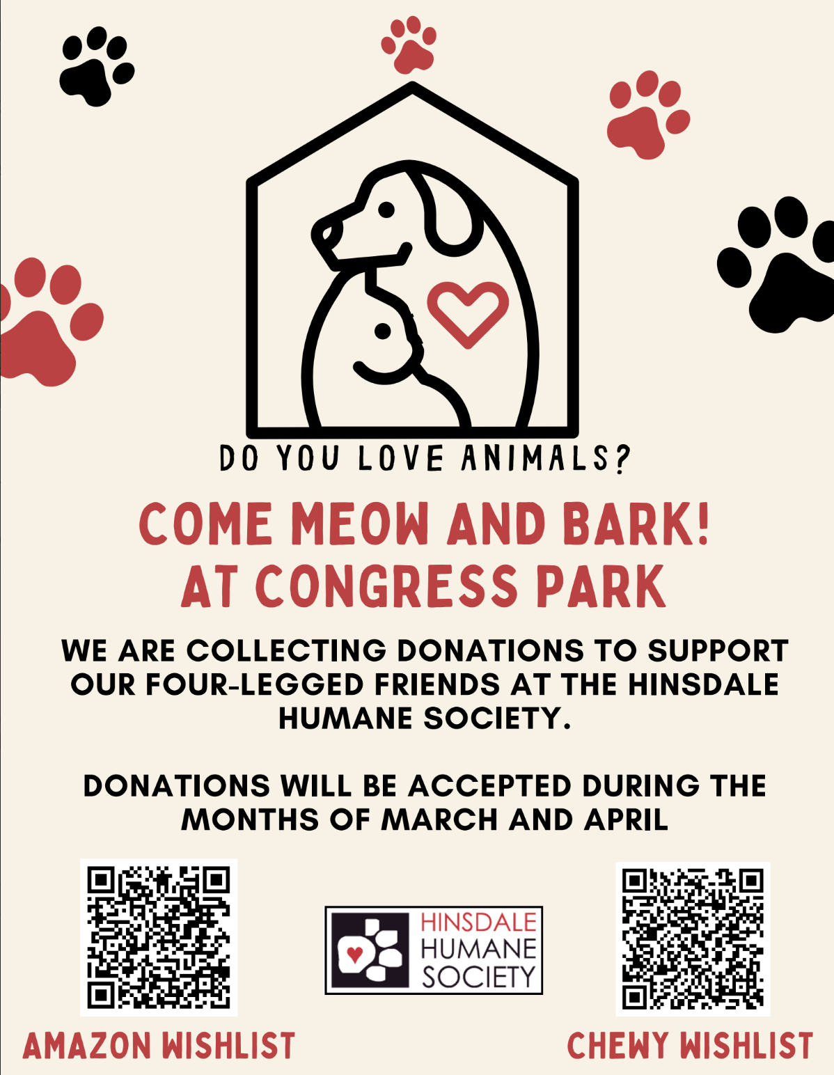 Hinsdale Humane society fundraiser