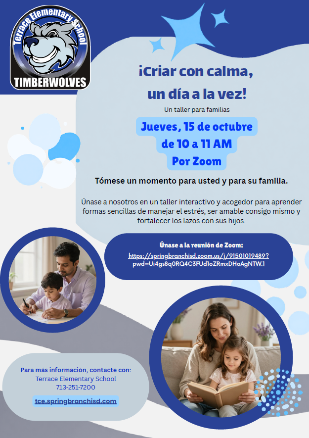 Blue-themed flyer displays 