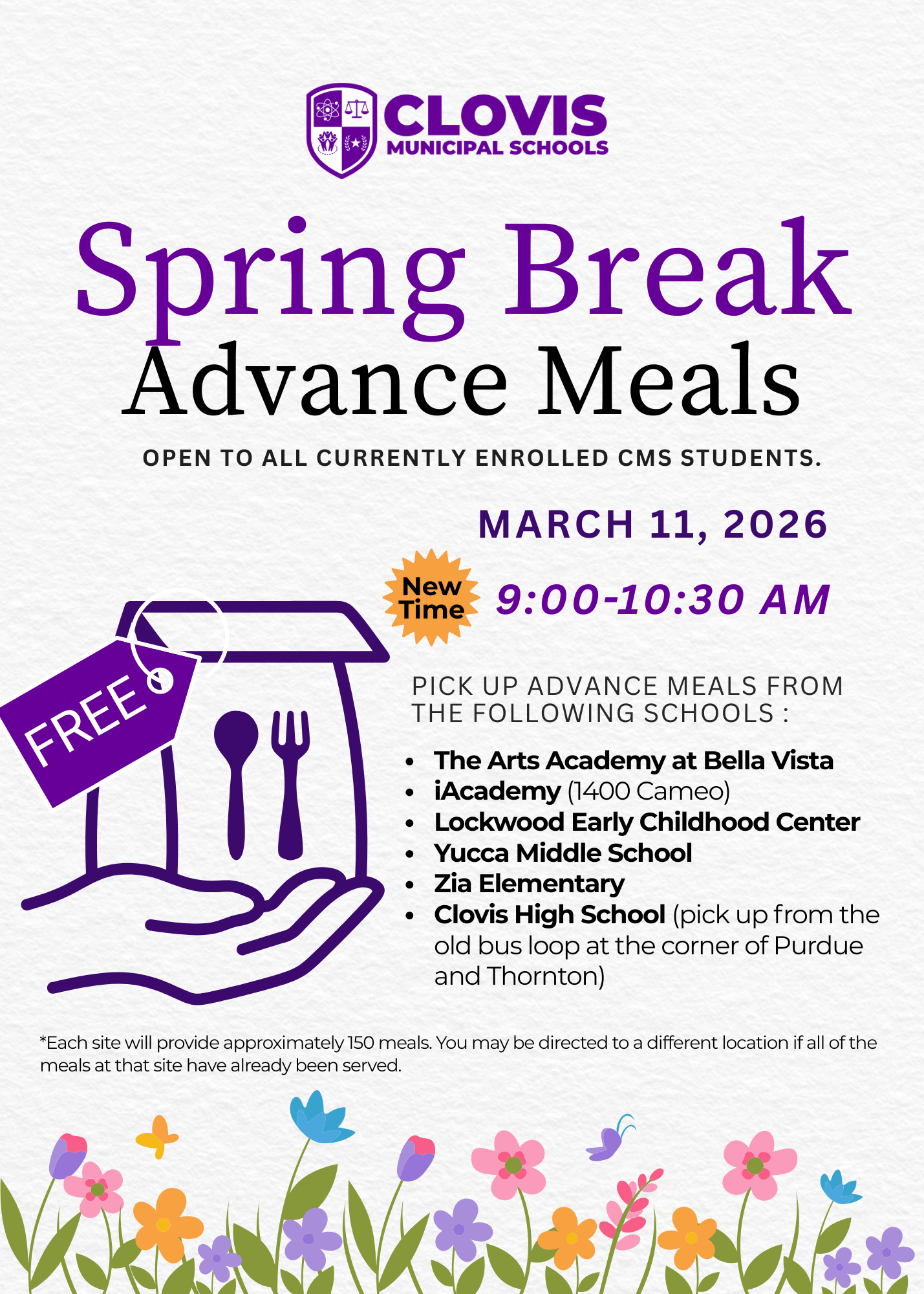 Advance Meals Flyer 