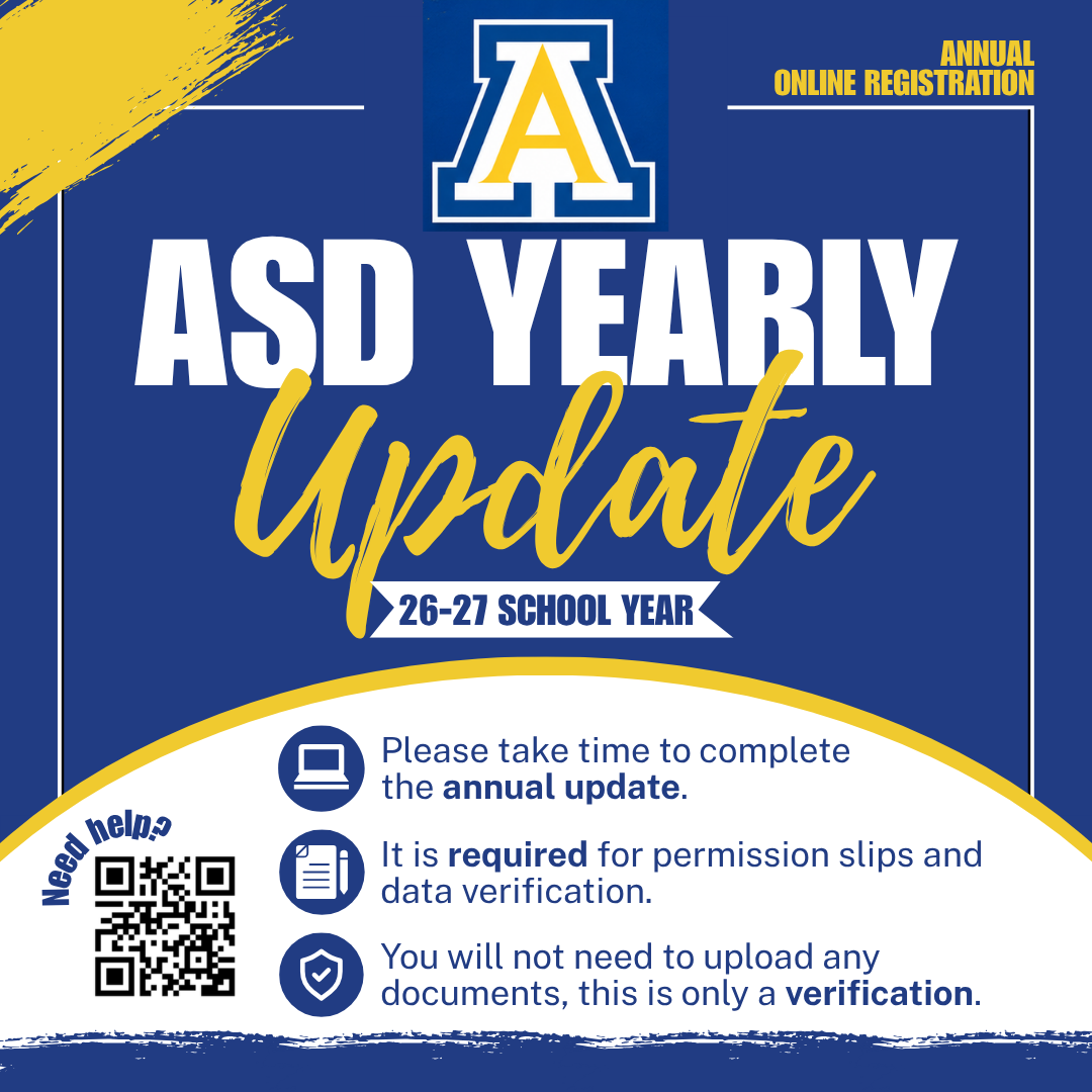 School District Yearly Update Poster