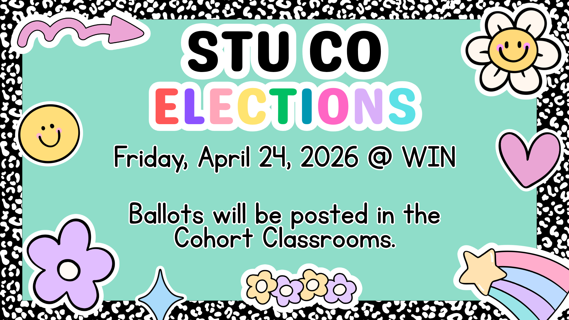 Student Council Elections April 24