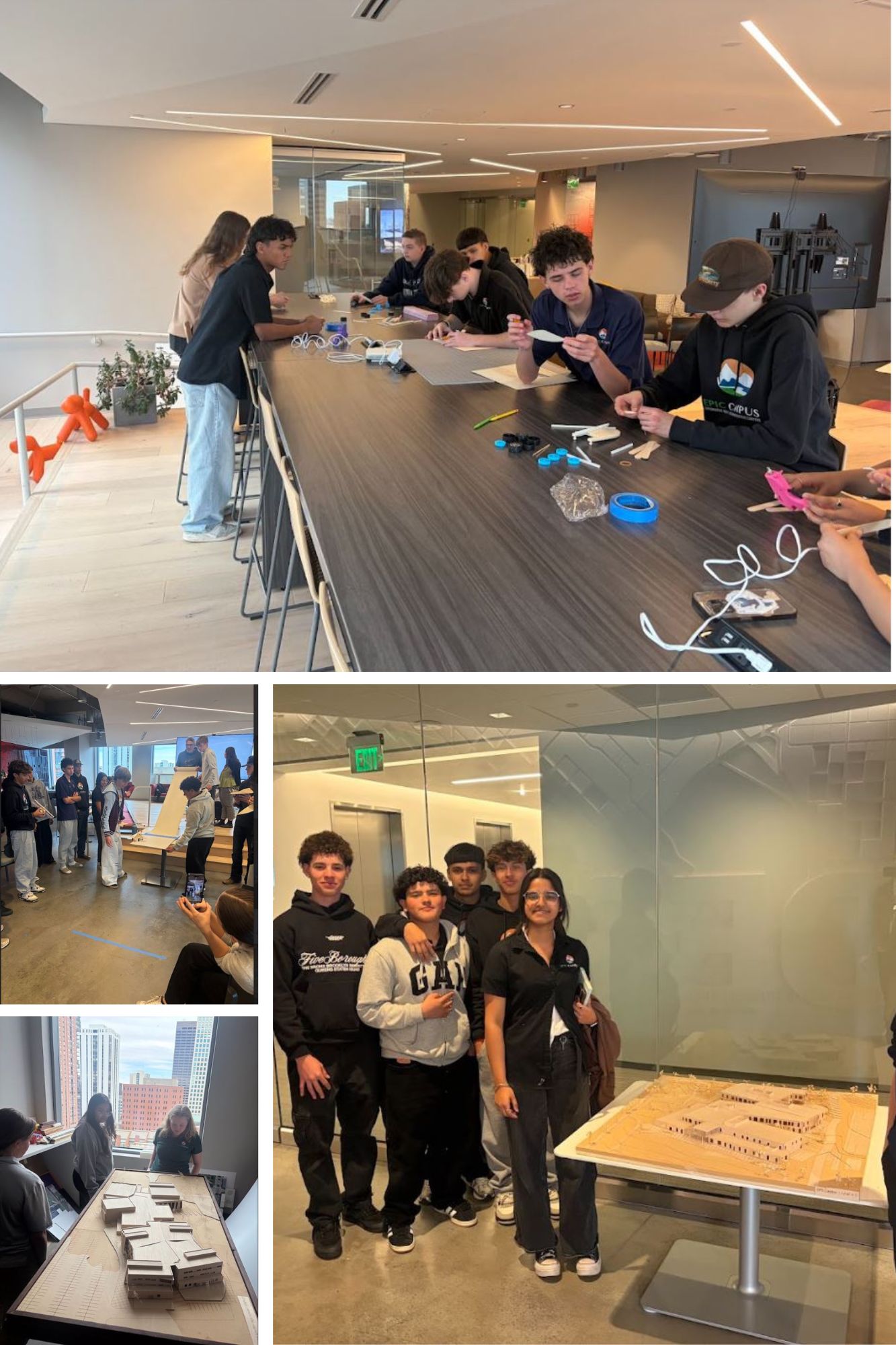 From blueprints to builds! 🏗️ EPIC Campus students recently took their designs to the next level during an industry visit. They spent the day prototyping, testing physics with marble runs, and studying professional architectural models. It's all about bridging the gap between the classroom and the real world!