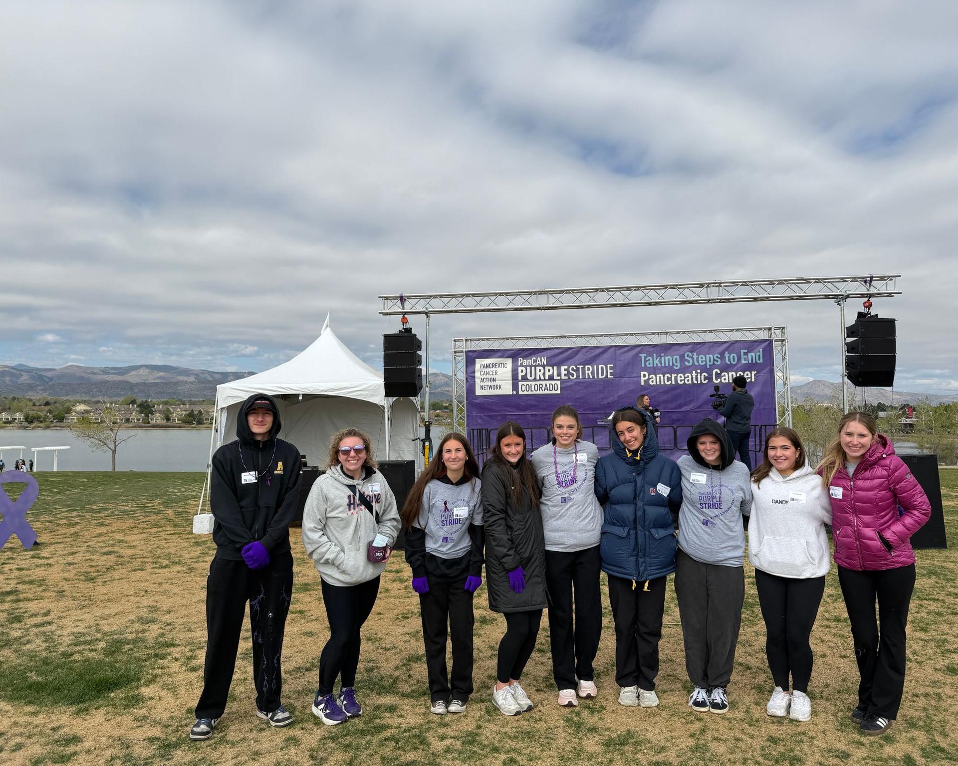 Walking with purpose! 💜👣 A group of our incredible students showed up over the weekend to support PanCAN PurpleStride Colorado. It was an inspiring day of 