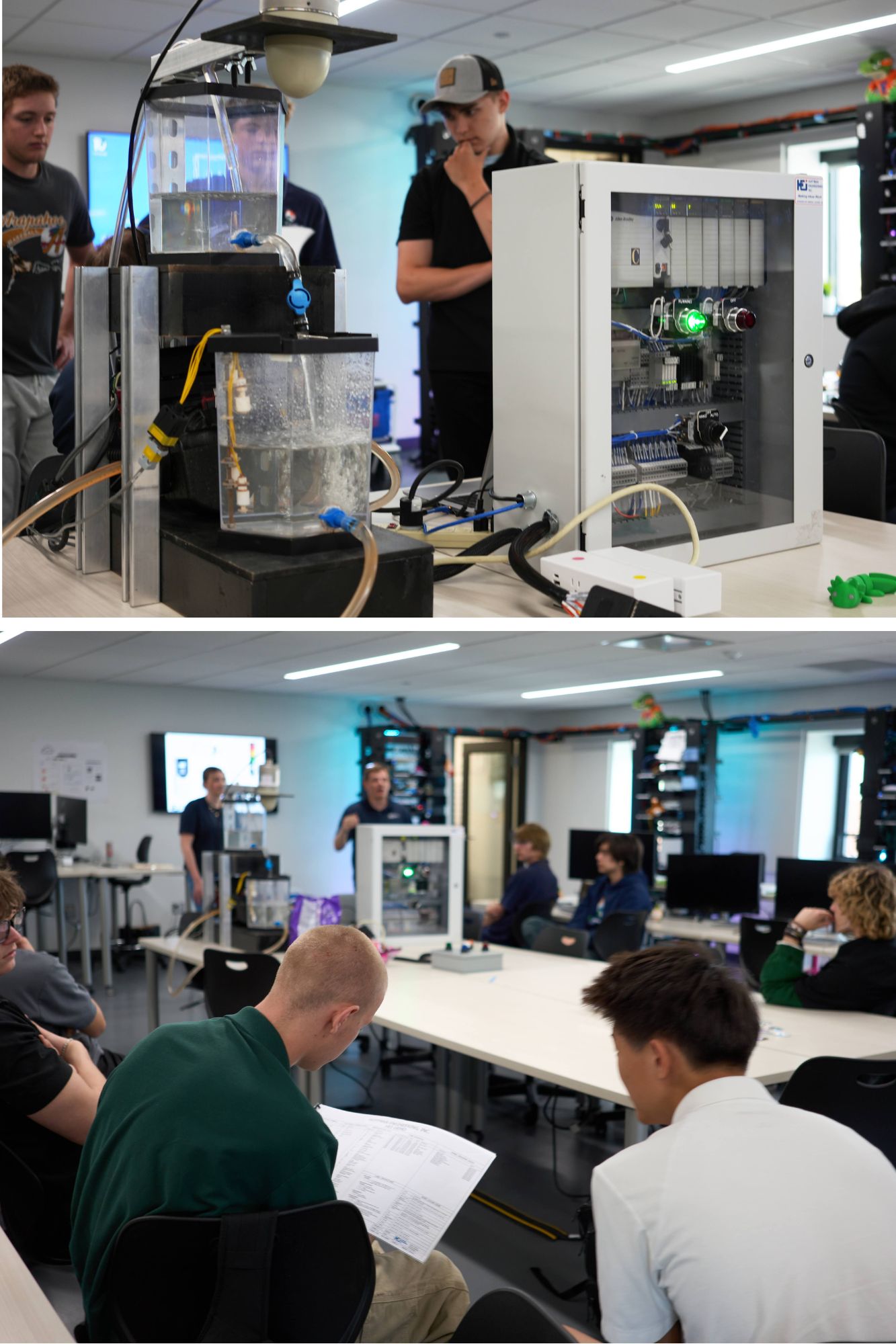 Our students are diving deep into the world of systems and engineering! In these photos, you can see our learners getting up close with water filtration technology and complex control systems.  It’s one thing to read about it in a textbook, but seeing the science in action—and troubleshooting the real-world mechanics behind it—is where the real magic happens. We love seeing our students lean in, ask questions, and collaborate on these technical challenges.  Way to go, LPS innovators!