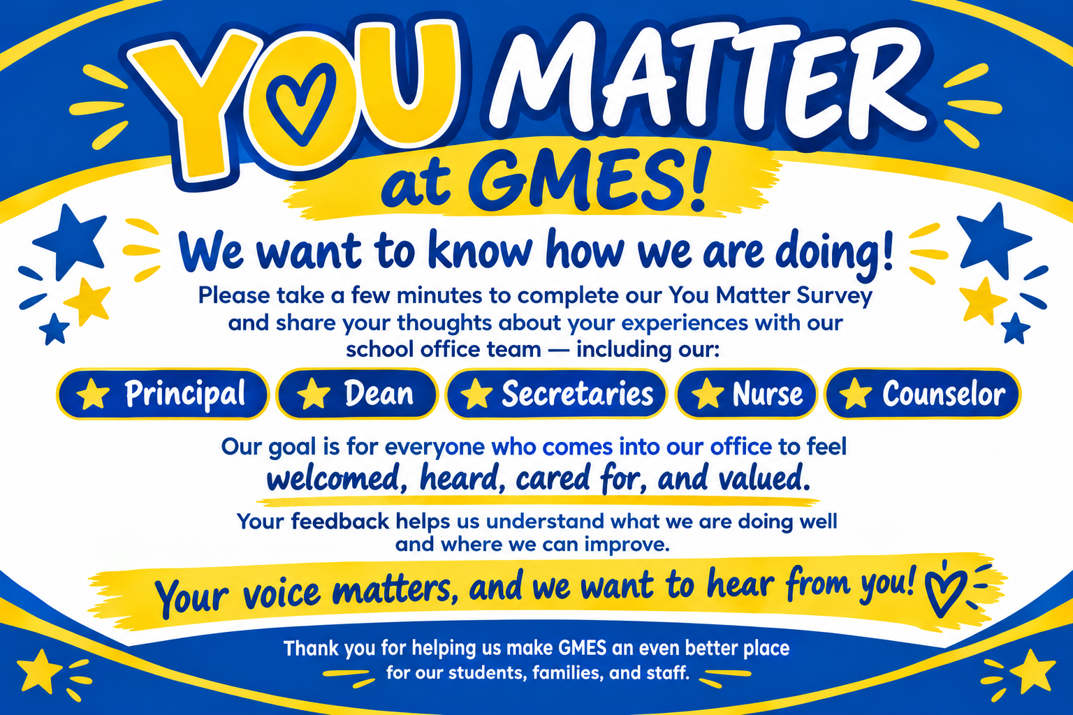 You matter