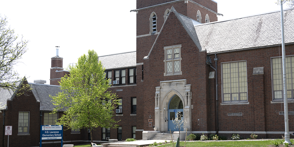exterior of Lawrence school