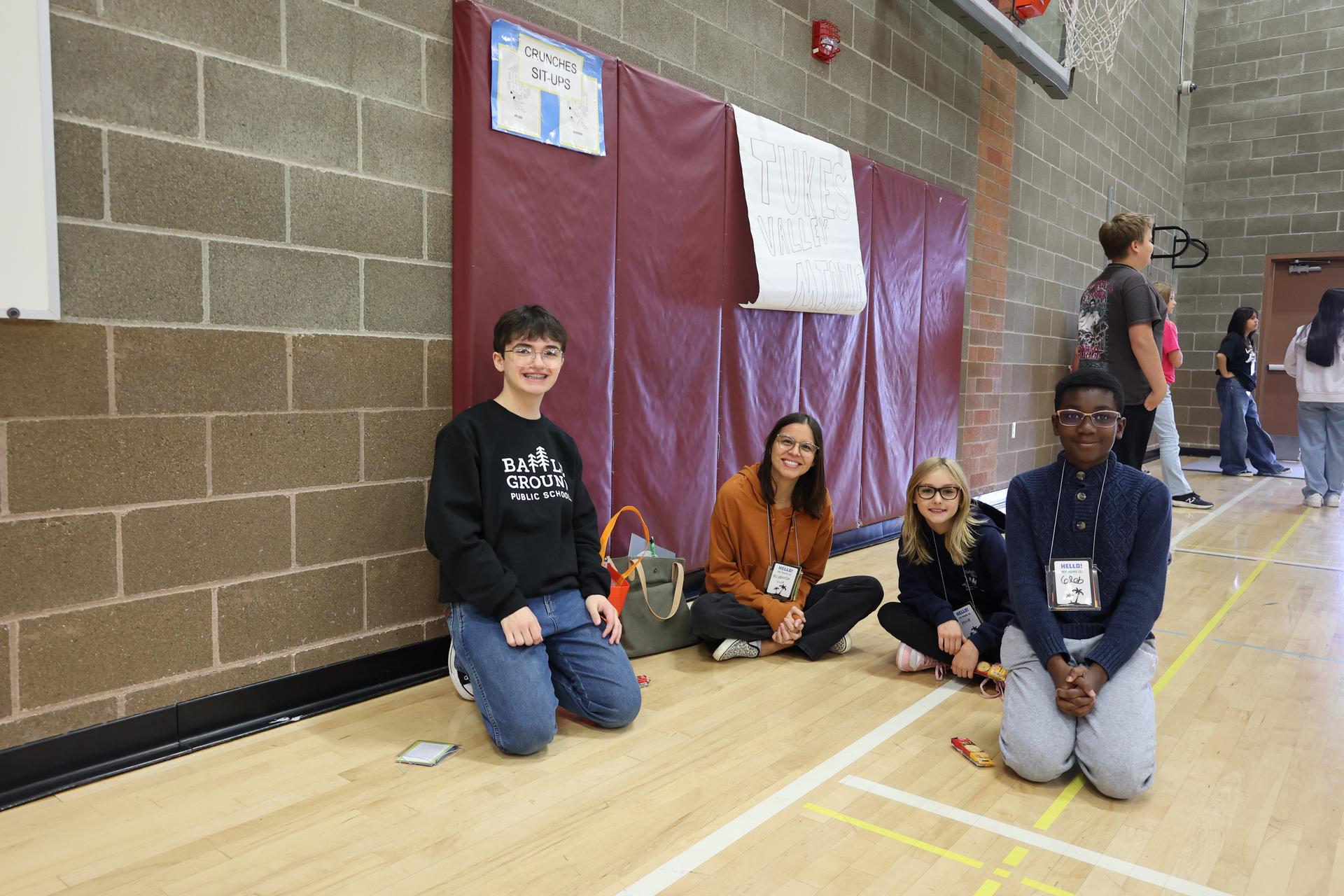 Students and staff from Tukes Valley Middle School