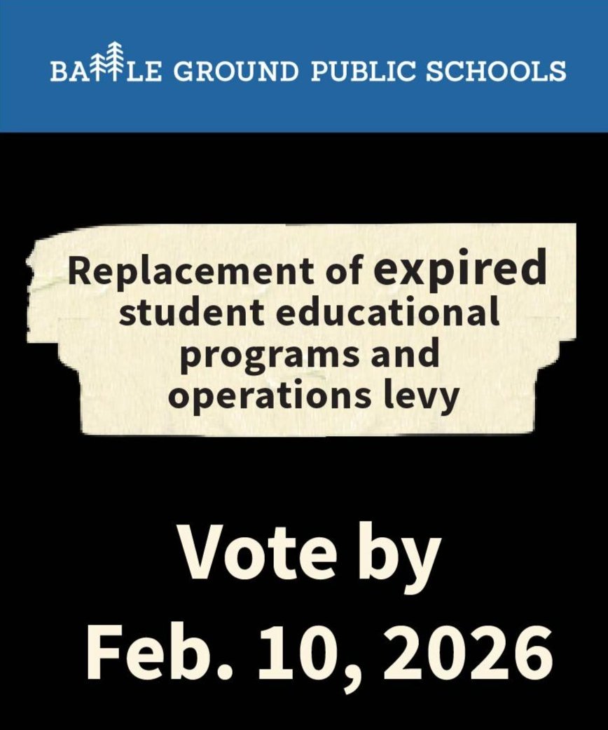 Replacement of expired student educational programs and operations levy. Vote by Feb. 10, 2026
