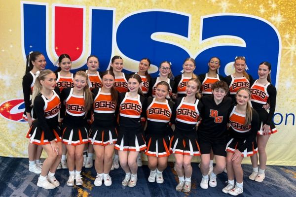 Battle Ground High School's cheer team