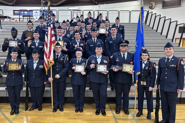 Battle Ground High School's drill team