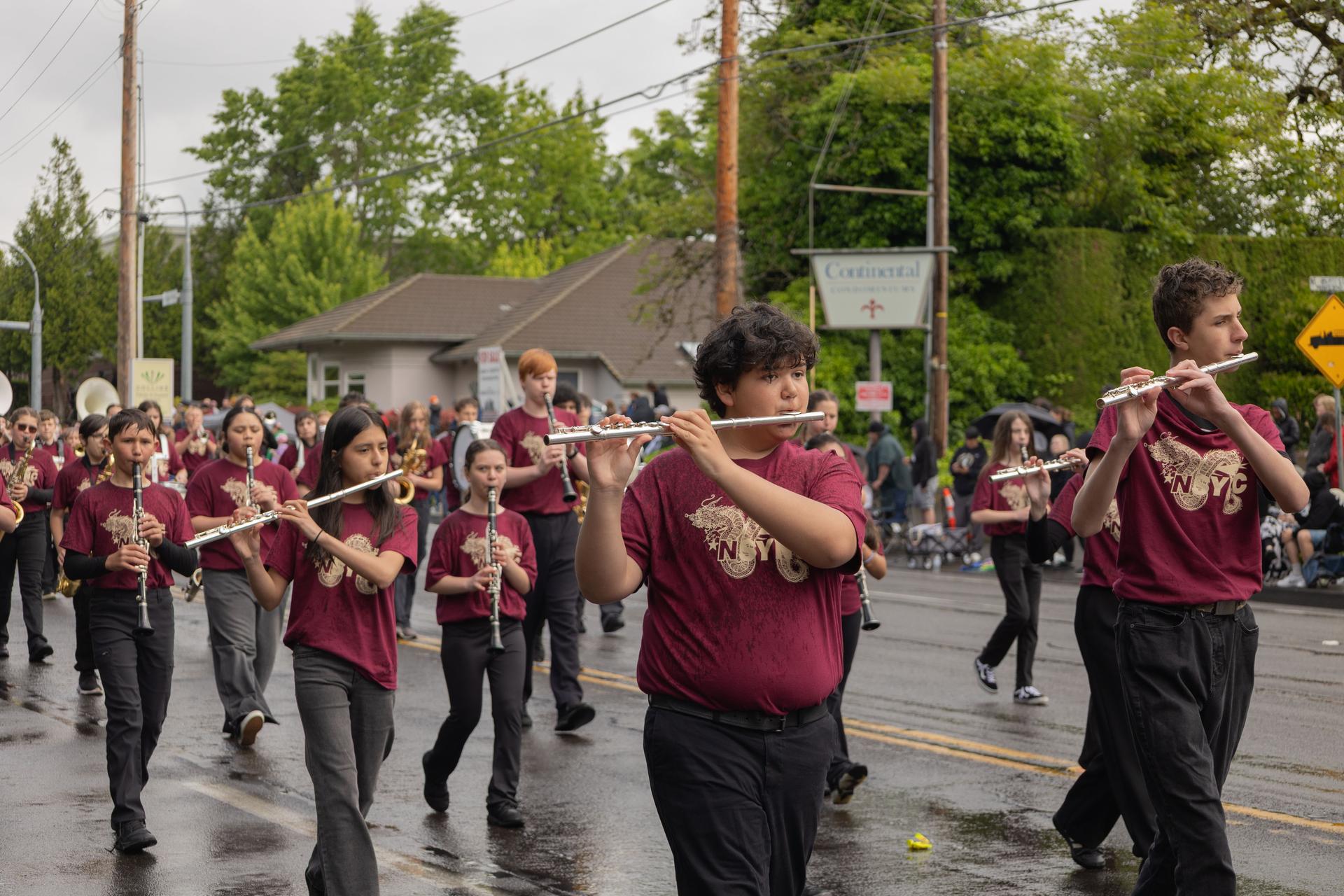 Daybreak Middle marching band