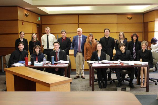 Mock Trial team from Cascadia Tech Academy