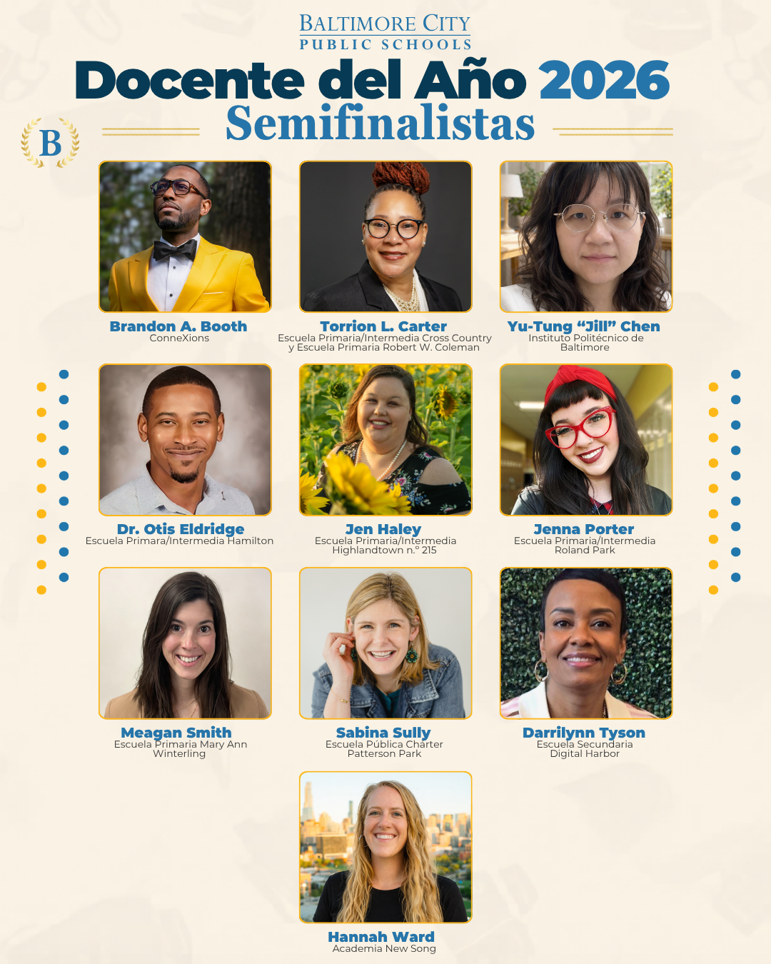 Docente del Año 2026 Semifinalistas