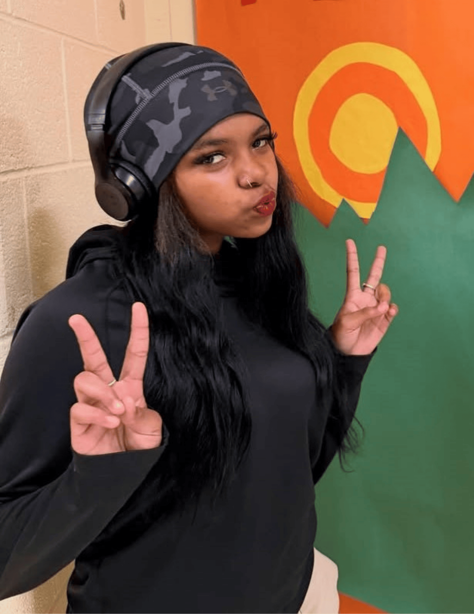 Student at Paul Laurence Dunbar High School