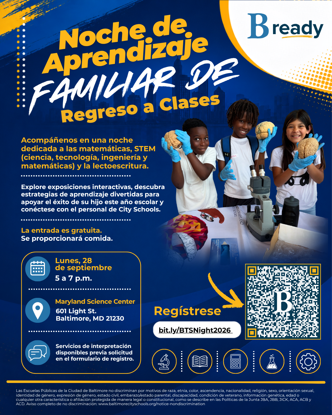 Noche de aprendizaje familiar de regreso a clases