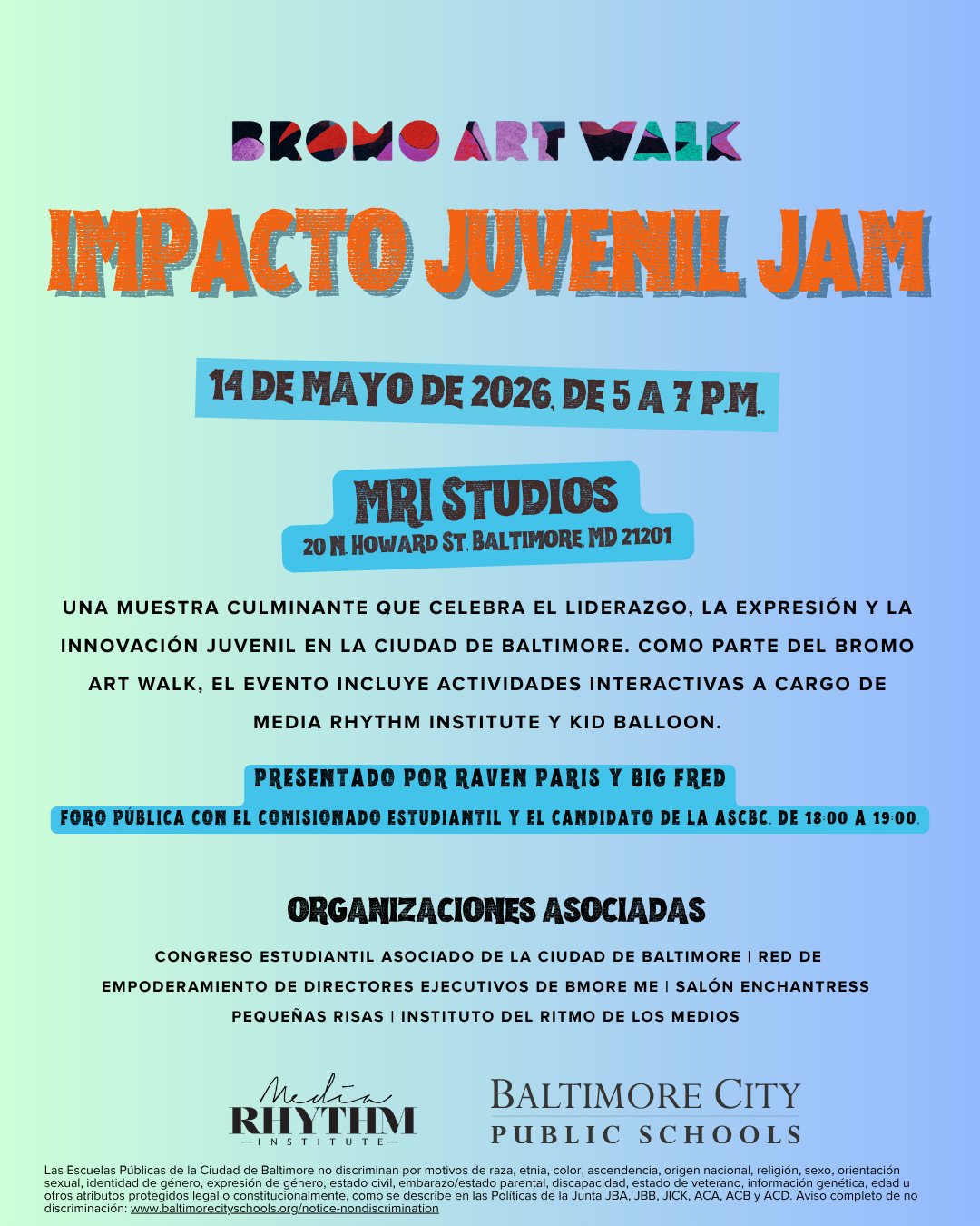 Folleto: Impacto Juvenil Jam