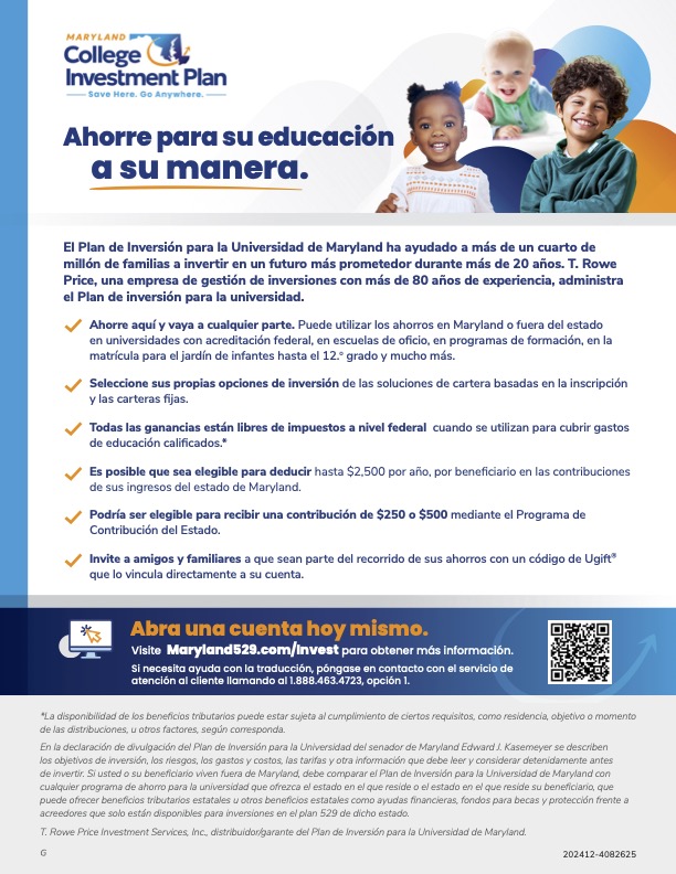 Folleto: Maryland College Investment Plan