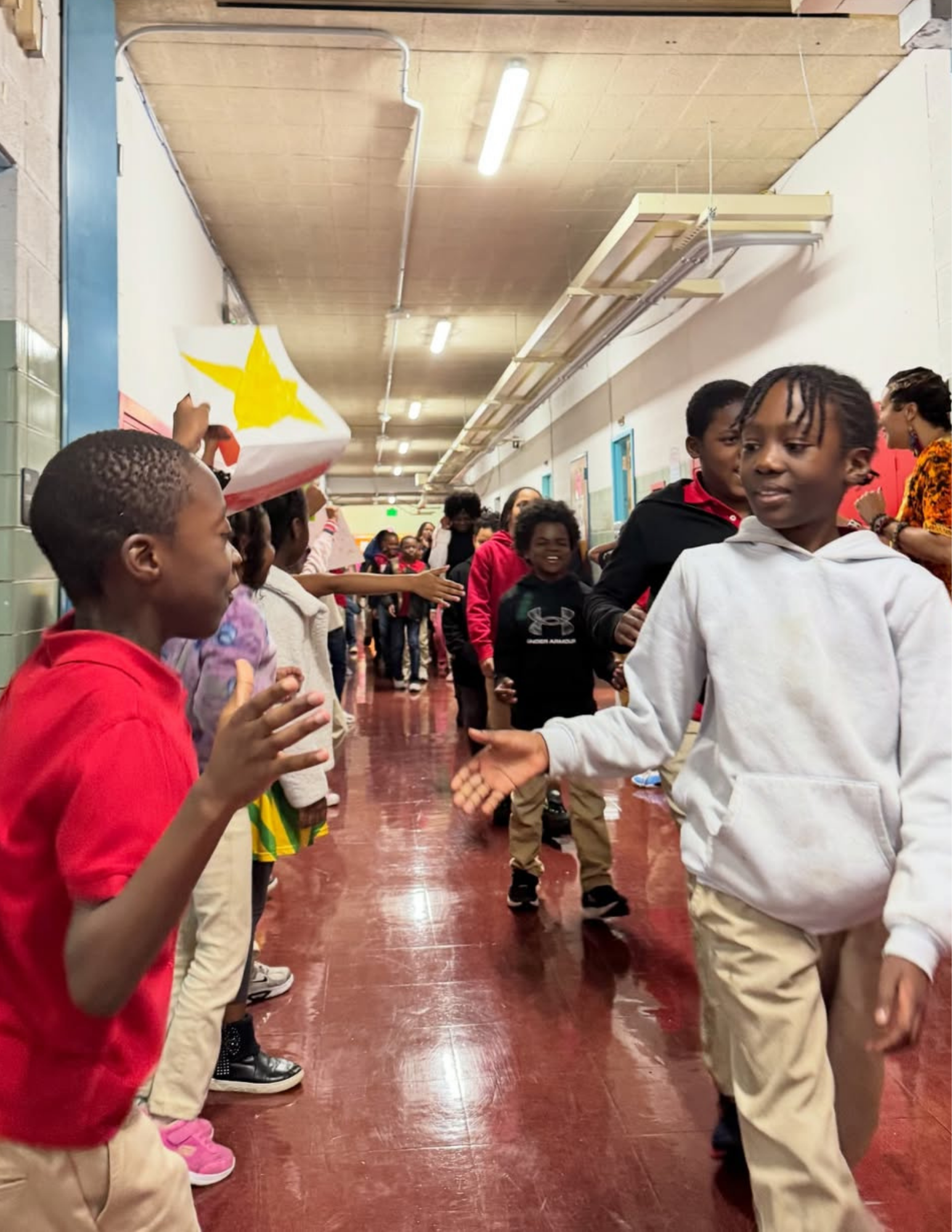 El mitin de ánimo y caminata de afirmación de MCAP de la Escuela Primaria Yorkwood