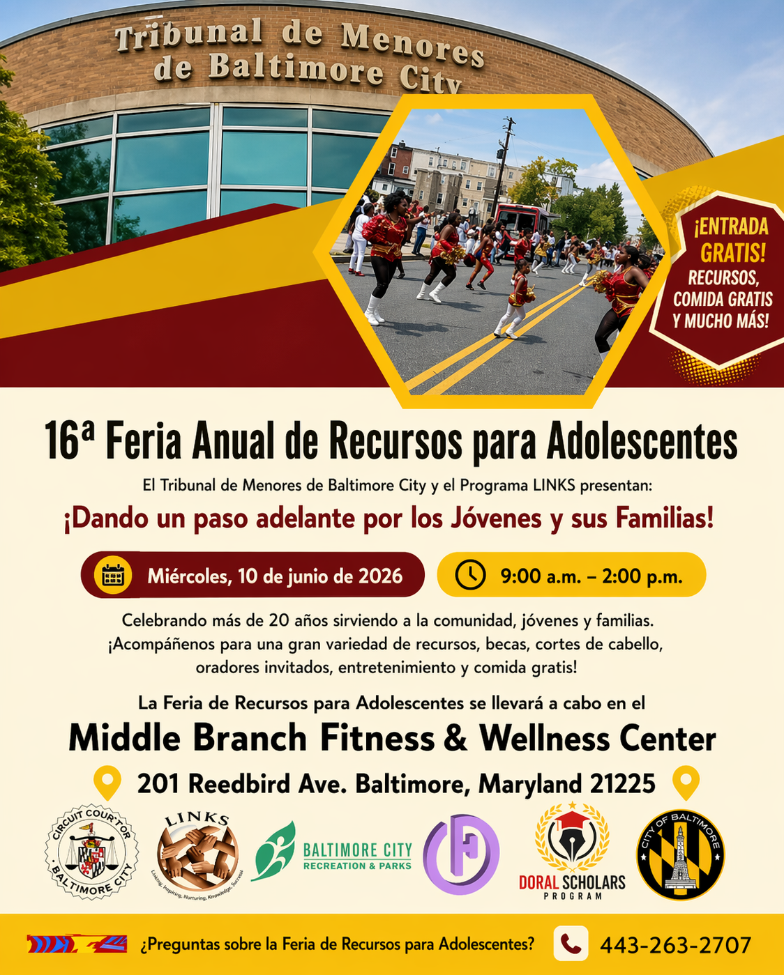 Folleto: Feria de Recursos para Adolescentes