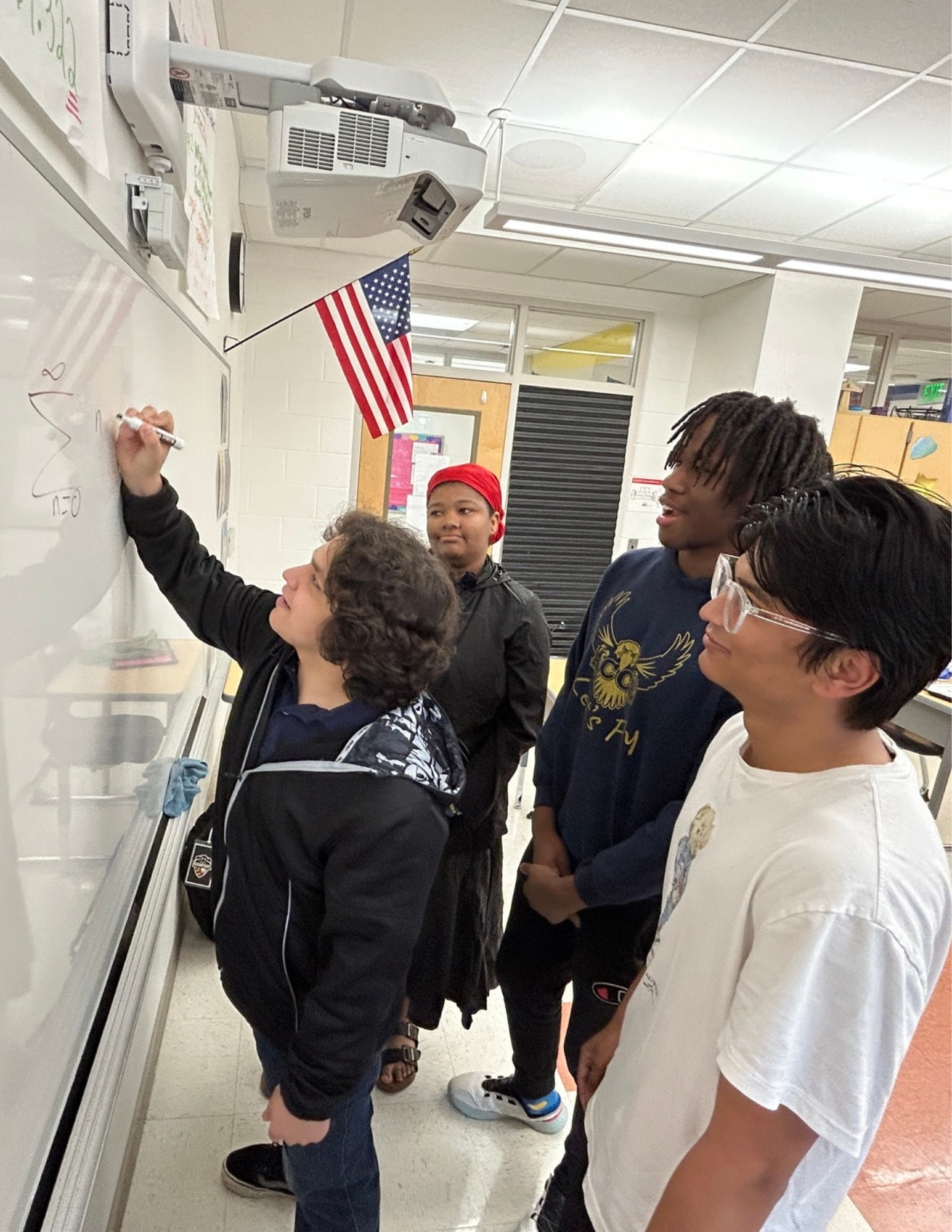 Alumnos de escuela secundaria