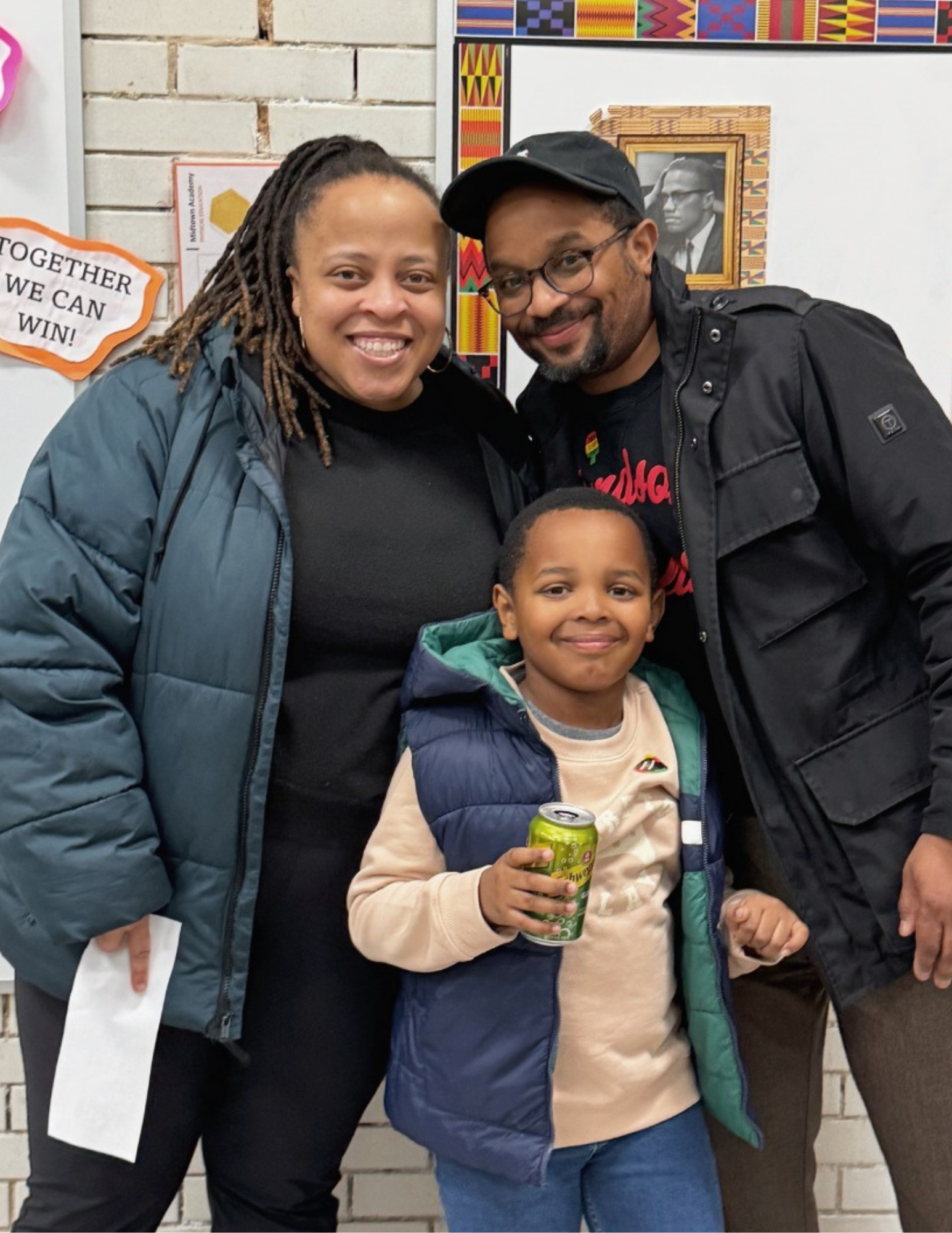 Two adults and student at Midtown Academy