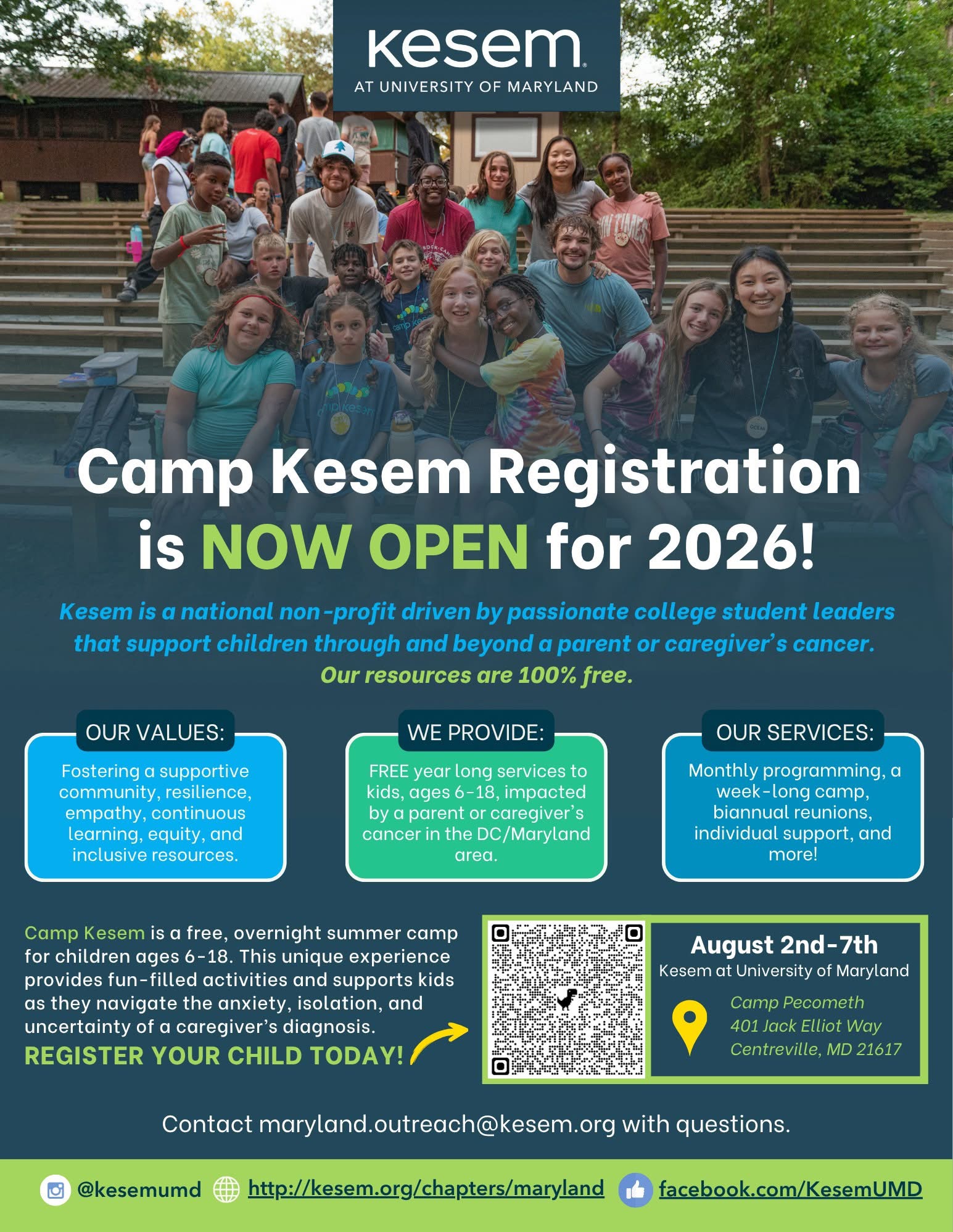 Folleto - Campamento Kesem