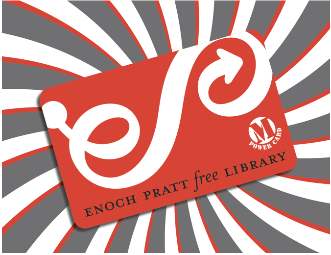 Foto de la tarjeta de la biblioteca Enoch Pratt Free Library