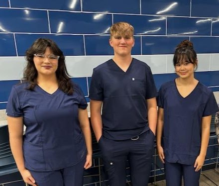 HOSA students at the regional competition