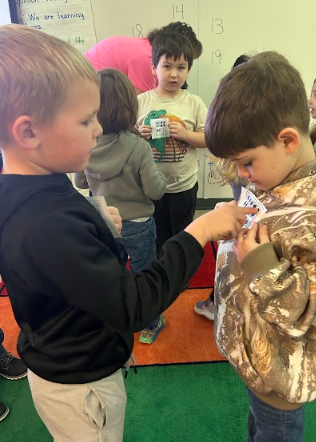 Students pair up to work on Seek First to Understand and then to Be Understood